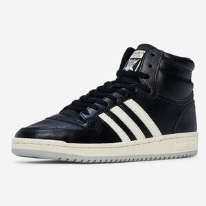 adidas Originals Black and White High-Top Sneakers